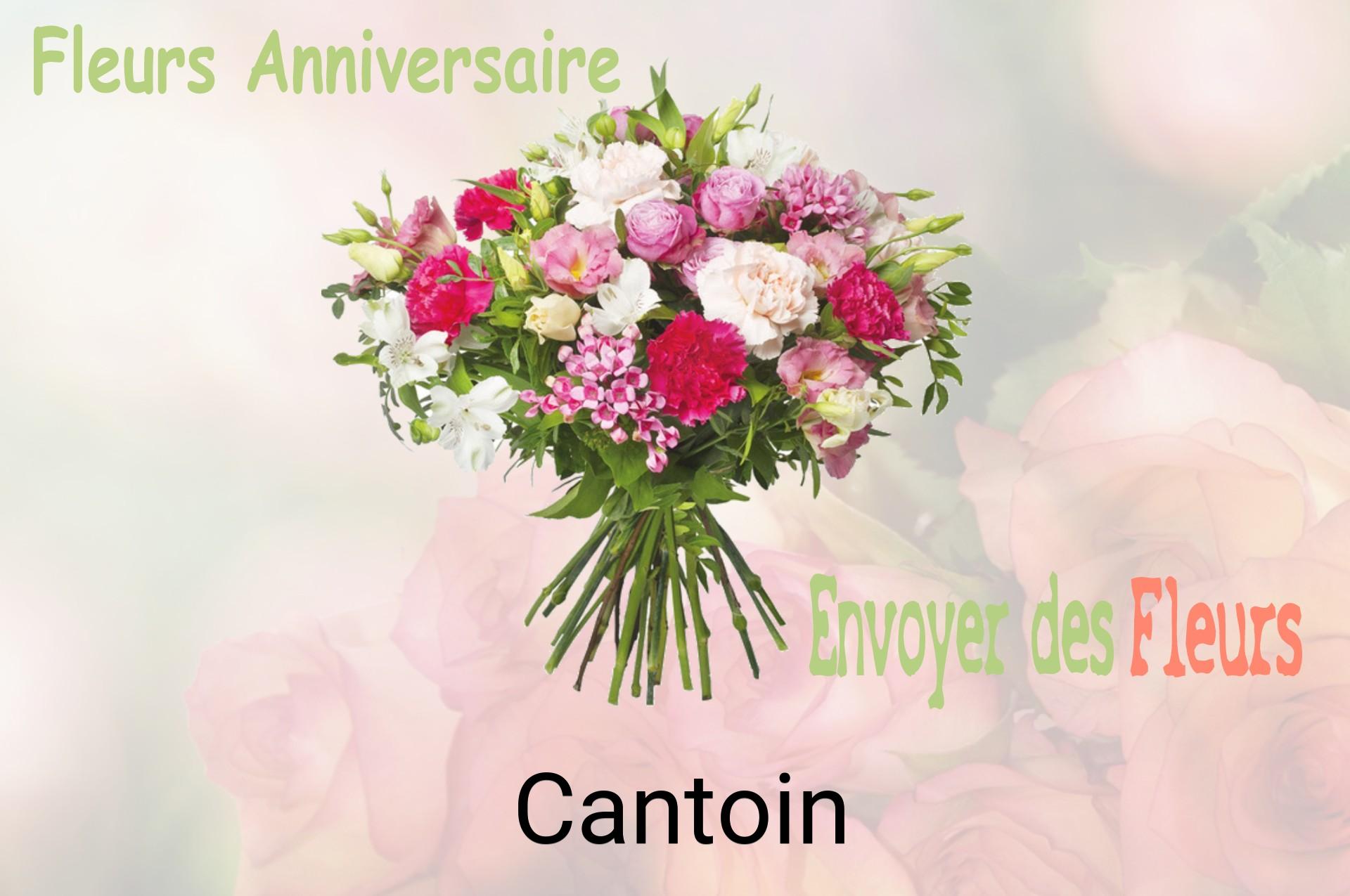 Bouquet de fleurs d’anniversaire livré à Cantoin